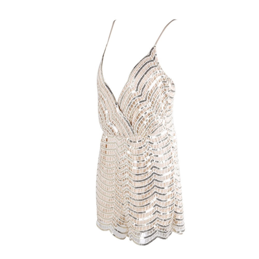 Sequin Playsuit Romper